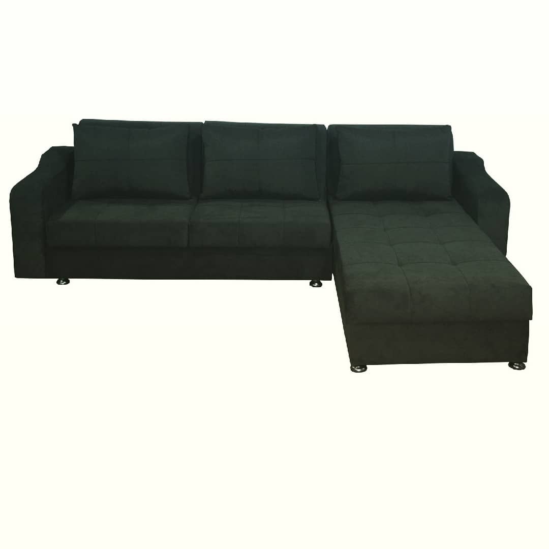 کاناپه تختخواب شو طرح ال باکسدار شرکتی  