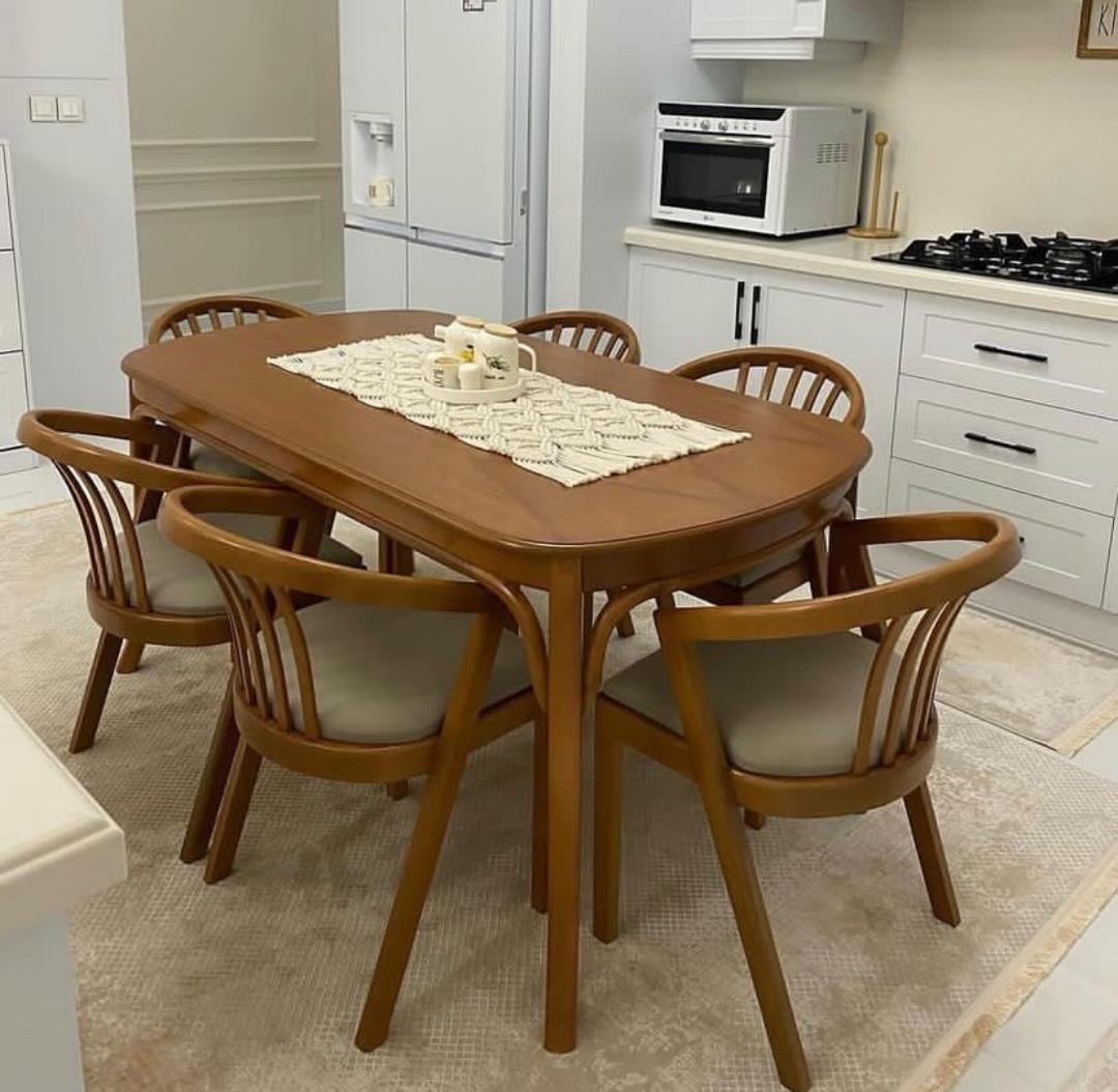 میز غذاخورب شش نفره میز نهارخوری شش نفره ارزان دیوار